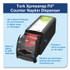 SCA TISSUE Tork® 7432000 Xpressnap Fit Napkin Dispenser, Countertop, 4.8 x 12.8 x 5.6, Black