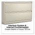 ALERA HLF4229PY Lateral File, 2 Legal/Letter-Size File Drawers, Putty, 42" x 18.63" x 28"