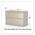 ALERA HLF4229PY Lateral File, 2 Legal/Letter-Size File Drawers, Putty, 42" x 18.63" x 28"