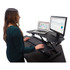 VICTOR TECHNOLOGY LLC DCX650 Height Adjustable Corner Standing Desk with Keyboard Tray, 36 x 20 x 0 to 20, Black