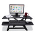 VICTOR TECHNOLOGY LLC DCX650 Height Adjustable Corner Standing Desk with Keyboard Tray, 36 x 20 x 0 to 20, Black