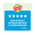 3M/COMMERCIAL TAPE DIV. Scotch-Brite® 5295PK Non-Scratch Multi-Purpose Scrub Sponge, 4.4 x 2.6, 0.8" Thick, Blue, 9/Pack