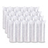 DART 12HDLC D-T Sundae/Cold Cup Lids, Fits 6 oz/8 oz/12 oz Cold Cups, Plastic, Clear, 50/Pack, 20 Packs/Carton