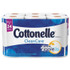 KIMBERLY CLARK Cottonelle® 12456PK Clean Care Bathroom Tissue, Septic Safe, 1-Ply, White, 170 Sheets/Roll, 12 Rolls/Pack
