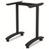 ALERA VA7443BK Alera Valencia Series Training Table T-Leg Base, 24.5w x 19.75d x 28.5h, Black