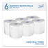 KIMBERLY-CLARK PROFESSIONAL Scott® 02001 Essential High Capacity Hard Roll Towel, 1-Ply, 8" x 950 ft, White, 6 Rolls/Carton