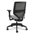 HON COMPANY SVM1ALICC19T Solve Series Mesh Back Task Chair, Supports Up to 300 lb, 18" to 23" Seat Height, Sterling Seat, Charcoal Back, Black Base