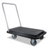 DEFLECTO CORPORATION CRT5500-04 Heavy-Duty Platform Cart, 300 lb Capacity, 21 x 32.5 x 37.5, Black