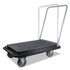 DEFLECTO CORPORATION CRT5500-04 Heavy-Duty Platform Cart, 300 lb Capacity, 21 x 32.5 x 37.5, Black