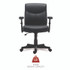 ALERA HH42B19 Alera Harthope Leather Task Chair, Supports Up to 275 lb, Black Seat/Back, Black Base