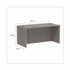 ALERA VA216030GY Alera Valencia Series Straight Front Desk Shell, 59.13" x 29.5" x 29.63", Gray