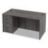 ALERA VA216030GY Alera Valencia Series Straight Front Desk Shell, 59.13" x 29.5" x 29.63", Gray
