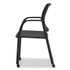 HON COMPANY NR6FMC19P71 Nucleus Series Recharge Guest Chair, Supports up to 300 lb, 24.81" x 23.5" x 36.38", Iron Ore Seat, Black Back, Black Base