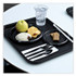 BOARDWALK PLTHIPS9BL Hi-Impact Plastic Dinnerware, Plate, 9" dia, Black, 500/Carton