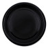BOARDWALK PLTHIPS9BL Hi-Impact Plastic Dinnerware, Plate, 9" dia, Black, 500/Carton