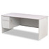 HON COMPANY 38292LG2Q 38000 Series Left Pedestal Desk, 66" x 30" x 29.5", Light Gray