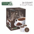 KEURIG DR PEPPER Café Escapes® 6802 Cafe Escapes Dark Chocolate Hot Cocoa K-Cups, 24/Box