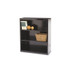 TENNSCO B42BK Metal Bookcase, Three-Shelf, 34.5w x 13.5d x 40h, Black