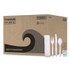 BOARDWALK FKTNSMWPSWH Six-Piece Cutlery Kit, Mediumweight, Fork/Knife/Napkin/Pepper/Salt/Spoon, Plastic, White, 250/Carton