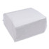 BOARDWALK 8307W Dinner Napkin, 1-Ply, 17 x 17, White, 250/Pack, 12 Packs/Carton
