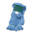 BOARDWALK 502BLEA Super Loop Wet Mop Head, Cotton/Synthetic Fiber, 5" Headband, Medium Size, Blue