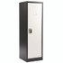 ADIROFFICE I62901BW Steel Storage Locker, 1 Compartment, 15 x 15 x 48, Black Body/White Doors