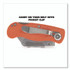 GREAT NECK SAW MFG. 74201 Quick Change Lock Back Utility Knife, 3.5" Aluminum Handle, Orange
