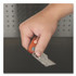 GREAT NECK SAW MFG. 74201 Quick Change Lock Back Utility Knife, 3.5" Aluminum Handle, Orange