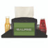 ALPINE INDUSTRIES ALP4332C Interfold Table Top Dispenser Napkin Holder with Caddy, 6 x 14.17 x 6.5, Black