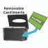 ALPINE INDUSTRIES ALP4332C Interfold Table Top Dispenser Napkin Holder with Caddy, 6 x 14.17 x 6.5, Black