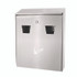 ALPINE INDUSTRIES ALP49001SS Wall-Mounted Safe Cigarette Disposal Station Outdoor Ashtray, Stainless Steel