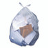 HERITAGE 888944 Low-Density Can Liners, 10 gal, 0.35 mil, 24" x 23", Clear, Flat Pack, 1,000/Carton