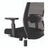 ALERA AD41BME17 Alera Ashdale Ergonomic Fabric Swivel Task Chair, Supports 275 lb, 18.15 to 21.89 Seat Height, Black Seat/Back, Silver Base