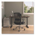 ALERA AD41BME17 Alera Ashdale Ergonomic Fabric Swivel Task Chair, Supports 275 lb, 18.15 to 21.89 Seat Height, Black Seat/Back, Silver Base
