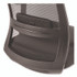 ALERA AD41BME17 Alera Ashdale Ergonomic Fabric Swivel Task Chair, Supports 275 lb, 18.15 to 21.89 Seat Height, Black Seat/Back, Silver Base