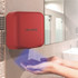 ALPINE INDUSTRIES ALP40010RED Hemlock Commercial Automatic 120V Hand Dryer, 6.68 x 11.41 x 12.31, Stainless Steel, Red