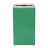 ALPINE INDUSTRIES 4450KITGRNM 29 Gallon Trash/Recycling Cans, Steel, Green Can with Mixed Lid