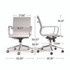 ALERA SK4244 Alera Siskin Fabric Managers Chair, Supports Up to 275 lb, 16.93 to 20.67 Seat Height, Gray Seat, Gray Back, Chrome Base