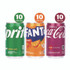 COCA-COLA 22002379 Mini Cans Variety Pack, Assorted Flavors, 7.5 oz Can, 30/Carton