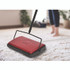 ALPINE INDUSTRIES ALP469REDNEW Manual Triple Brush Carpet and Floor Sweeper, 42.5" Handle, Red