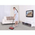 ALPINE INDUSTRIES ALP469REDNEW Manual Triple Brush Carpet and Floor Sweeper, 42.5" Handle, Red