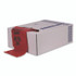 HERITAGE A7450ZR Healthcare Biohazard Printed Low-Density Can Liners, Infectious Waste, 44 gal, 3.2 mil, 37" x 50", Red, Flat Pack, 75/Carton