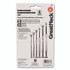 GREAT NECK SAW MFG. GP6C Precision Screwdriver Set, Six-Piece, Phillips/Slotted, Assorted Lengths, Polished Steel Handles