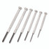 GREAT NECK SAW MFG. GP6C Precision Screwdriver Set, Six-Piece, Phillips/Slotted, Assorted Lengths, Polished Steel Handles