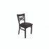JMC FURNITURE XCHBVSBLK X Series Chair, Supports Up to 300 lb, 18" Seat Height, Black Seat, Black Back, Black Base