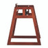 ALPINE INDUSTRIES ALP41201MA Wooden Stackable High Chair, Supports Up to 50 lb, 29.02" h, Mahogany