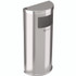 HLS COMMERCIAL HLSC01G09A Side-Entry Trash Can with Wall Mount, 9 gal, Stainless Steel, Silver