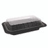 PACTIV EVERGREEN CORPORATION YCNC300800NH ClearView MealMaster Chicken Barn, 13.3 x 8.4 x 4, Black/Clear, Plastic, 105/Carton