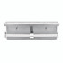 ALPINE INDUSTRIES ALP487B Double Post Toilet Paper Holder with Shelf Storage Rack, 3.87 x 10.5 x 3.95, Brushed Stainless Steel