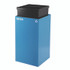 ALPINE INDUSTRIES 4450KITBLUSM 29 Gallon Trash/Recycling Cans, Steel, Blue Mixed Recycling Can with Square Lid